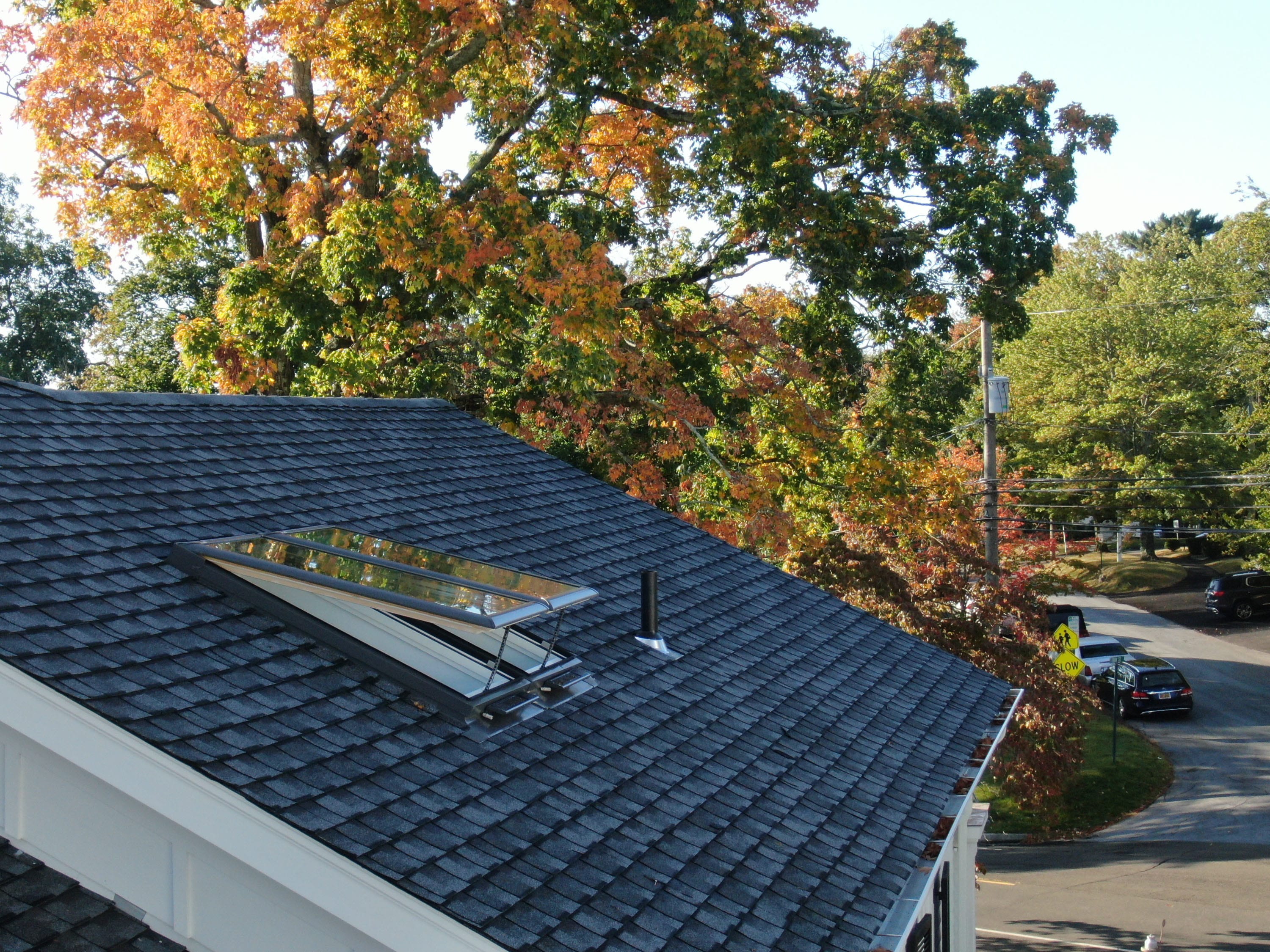 Exterior Skylights Open Conn House