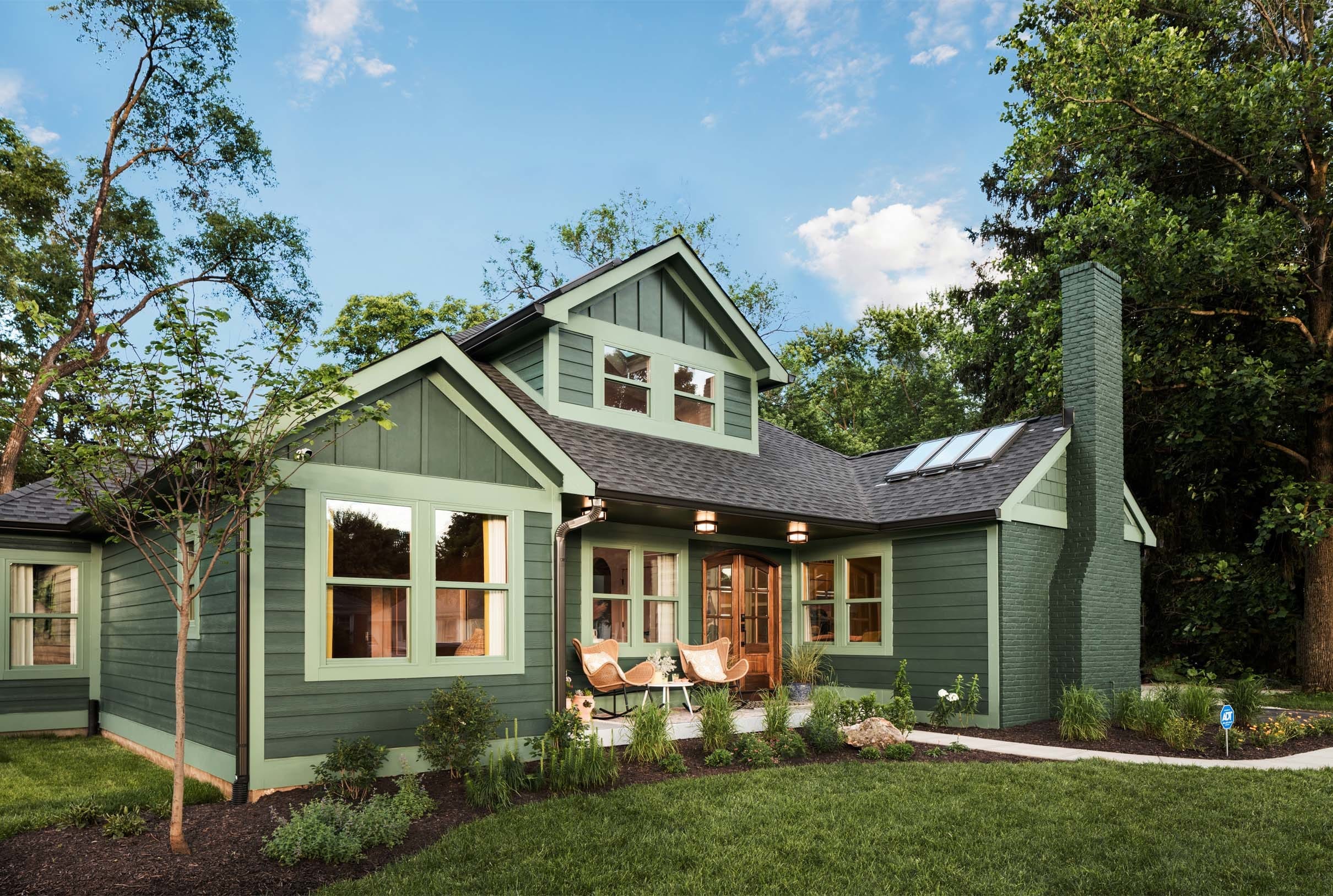 green house exterior front yard