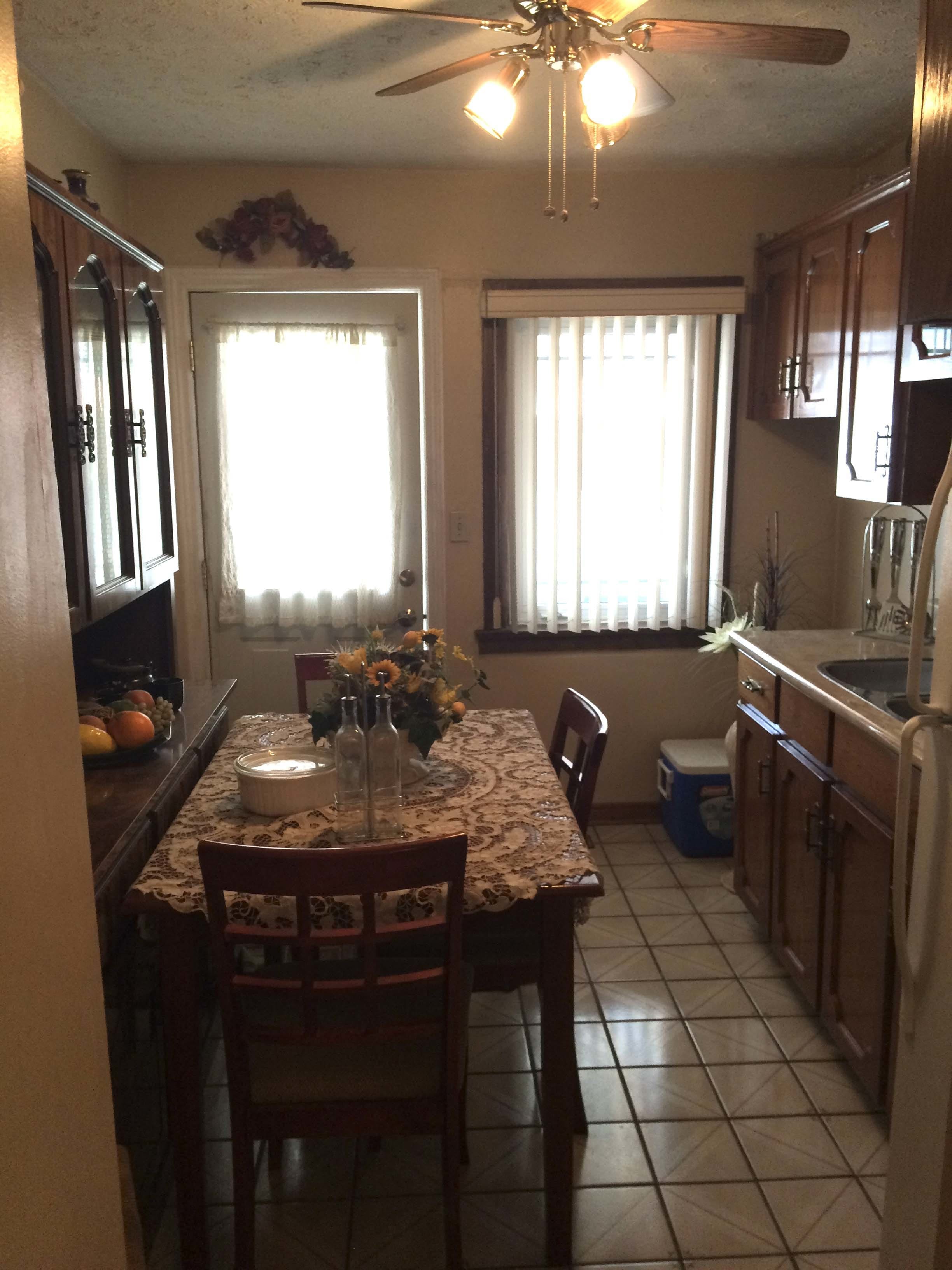 Kitchen dated dark
