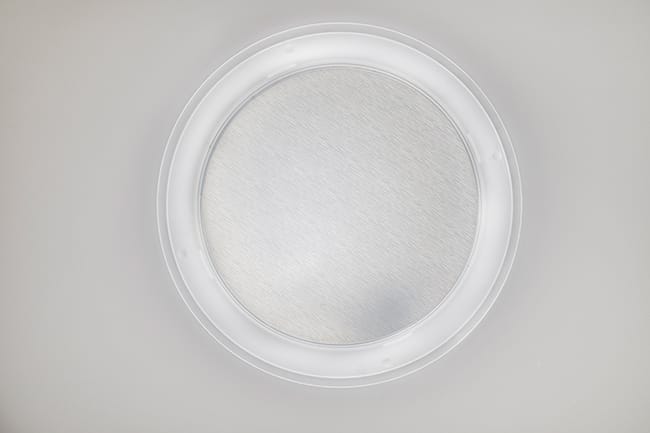 Sun Tunnel skylight decorative diffuser Brushed Metal
