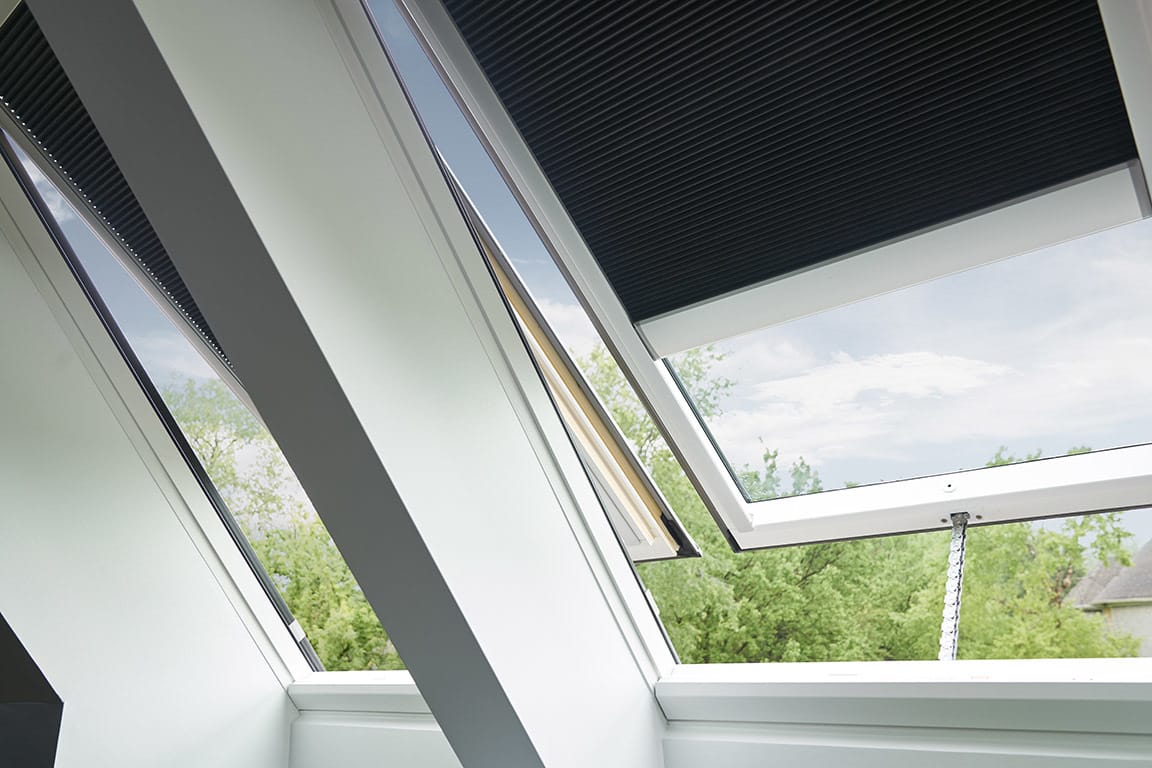 Skylights with Neat glass stay cleaner.