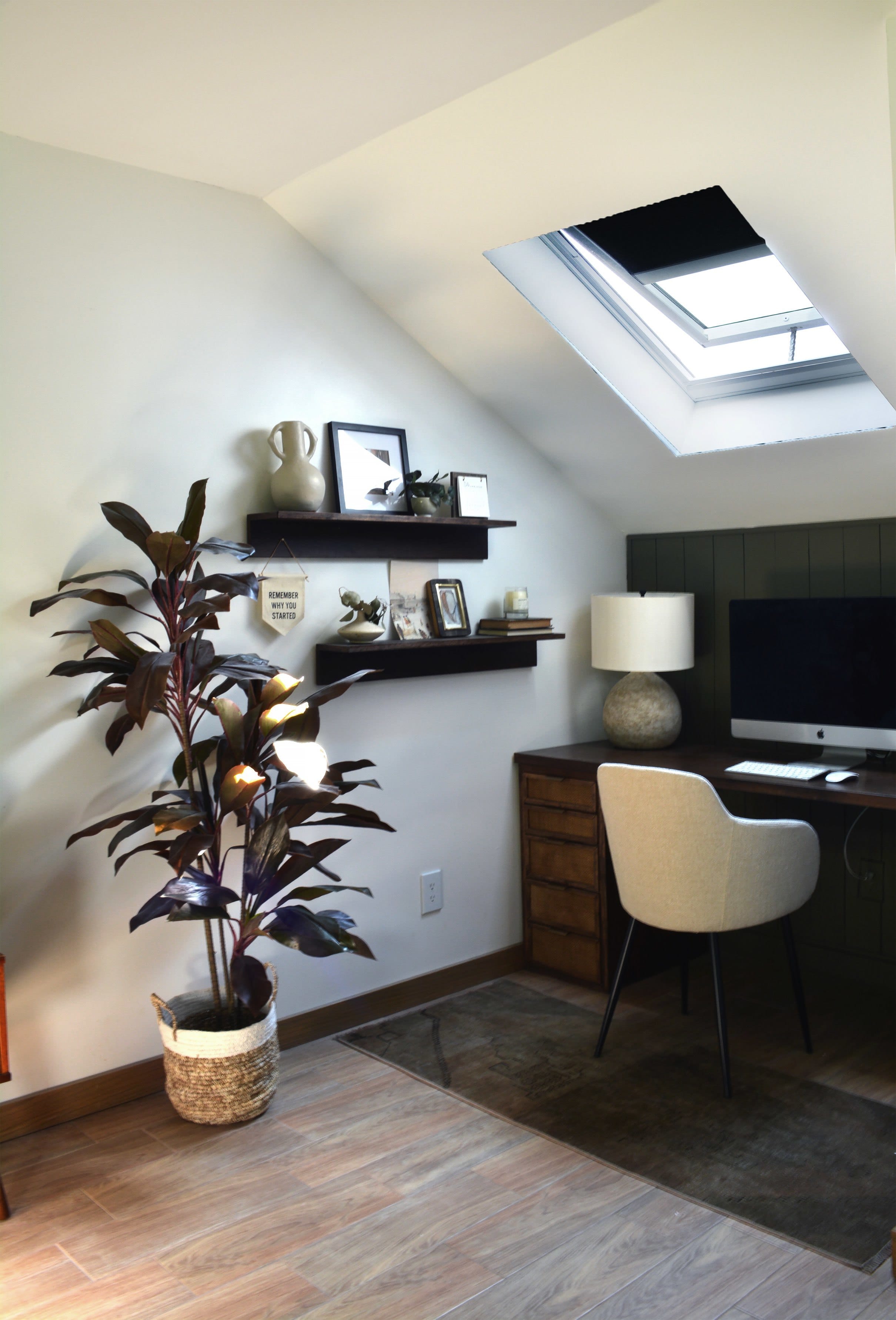 After skylight with blinds Resized