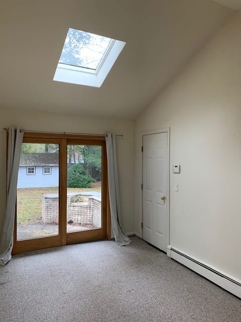 Before sunroom existing skylight