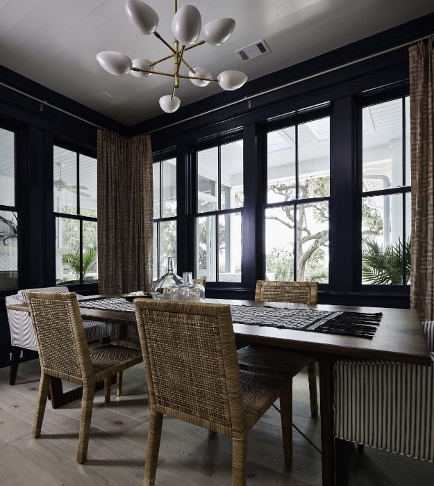 Dining room view porch